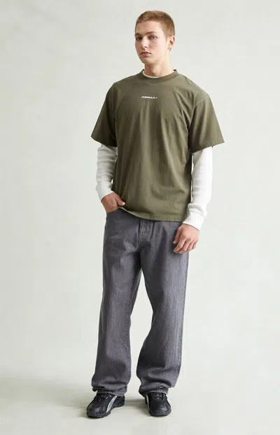 Pacsun Men's Dylan Baggy Jeans Dark Gray In Green