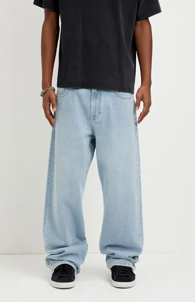 Pacsun Men's Dylan Baggy Jeans Light Blue In Light Indigo