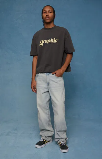 Pacsun Men's Dylan Baggy Jeans Light Wash Tinted In Light Indigo In Blue