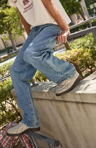 Pacsun Men's Dylan Baggy Jeans Medium Blue Wash In Medium Indigo