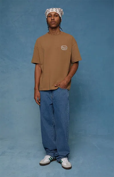 Pacsun Men's Dylan Baggy Jeans Medium Wash In Medium Indigo In Blue