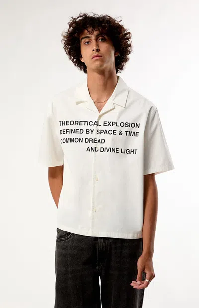 Pacsun Men's Explosion Camp Shirt In Cream