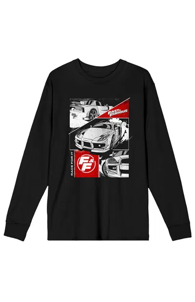 Pacsun Men's Fast & Furious Race Long Sleeve T-shirt In Black