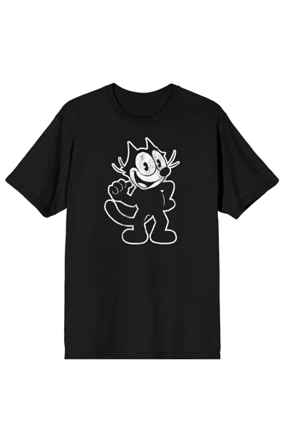 Pacsun Men's Felix The Cat Check Me Out T-shirt In Black