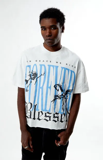 Pacsun Men's Forever Cropped Boxy T-shirt In White
