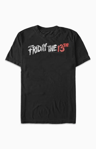 Pacsun Men's Friday The 13th Logo T-shirt In Black
