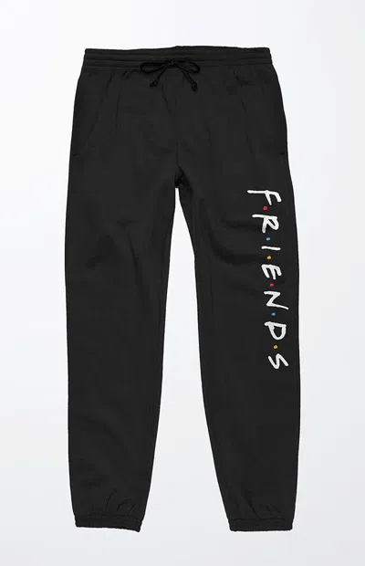 Pacsun Men's Friends Logo Sweatpants In Black