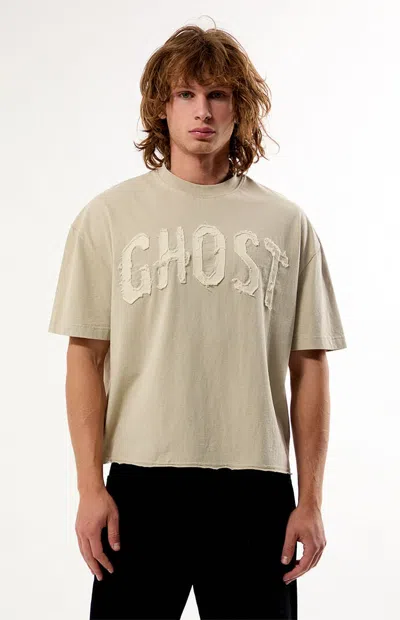 Pacsun Men's Ghost Knit T-shirt In Off White In Multi