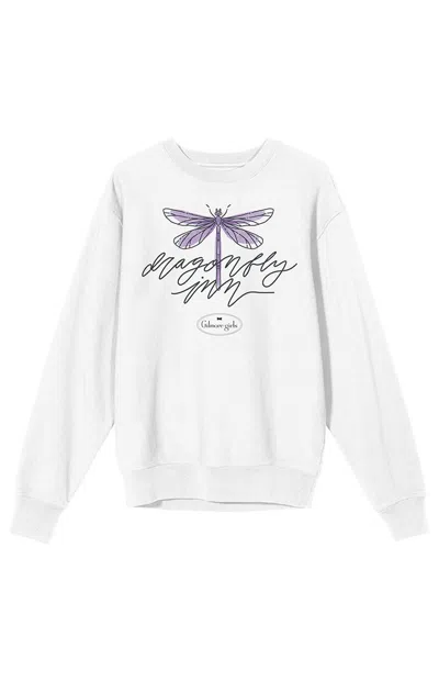 Pacsun Men's Gilmore Girls Dragonfly Crew Neck Sweatshirt In White