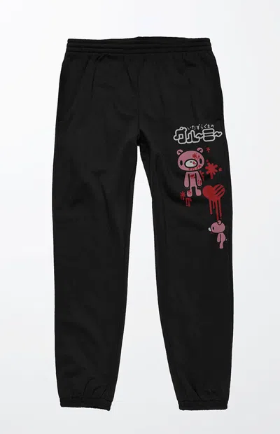 Pacsun Men's Gloomy Bear Dripping Heart Sweatpants In Black