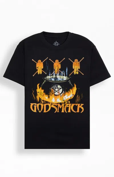 Pacsun Men's Godsmack Cauldron T-shirt In Black In Multi