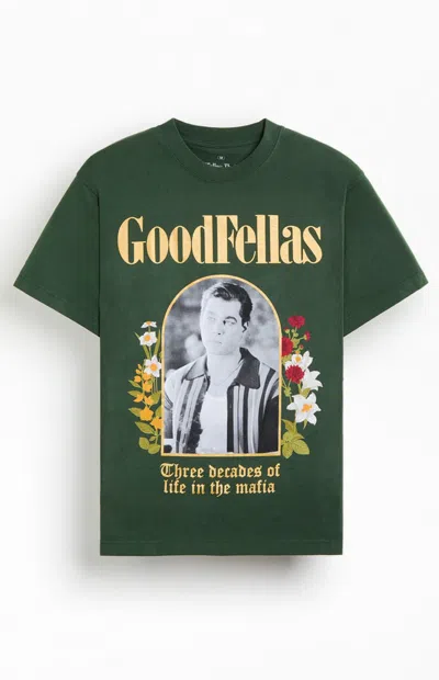 Pacsun Men's Goodfellas Floral T-shirt In Green