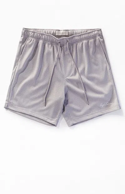 Pacsun Men's Gray Pacific Sunwear Aaron Mesh Volley Shorts In Purple