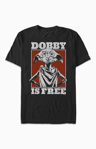 Pacsun Men's Harry Potter Freedom Dobby T-shirt In Black