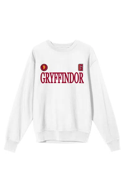 Pacsun Men's Harry Potter Gryffindor Crew Neck Sweatshirt In White