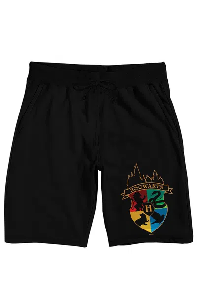 Pacsun Men's Harry Potter Hogwarts Sweat Shorts In Black
