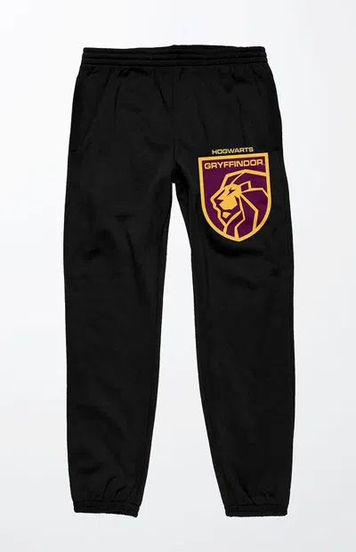Pacsun Men's Harry Potter House Of Gryffindor Sweatpants In Black