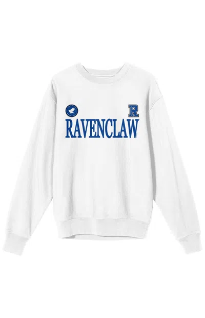 Pacsun Men's Harry Potter Ravenclaw Crew Neck Sweatshirt In White