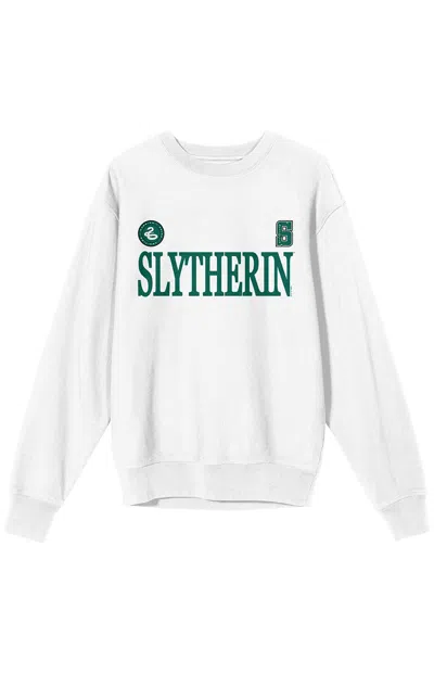 Pacsun Men's Harry Potter Slytherin Crew Neck Sweatshirt In White