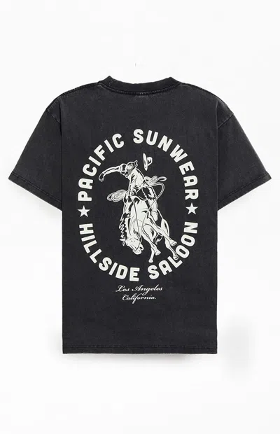 Pacsun Men's Hillside Saloon T-shirt In Black