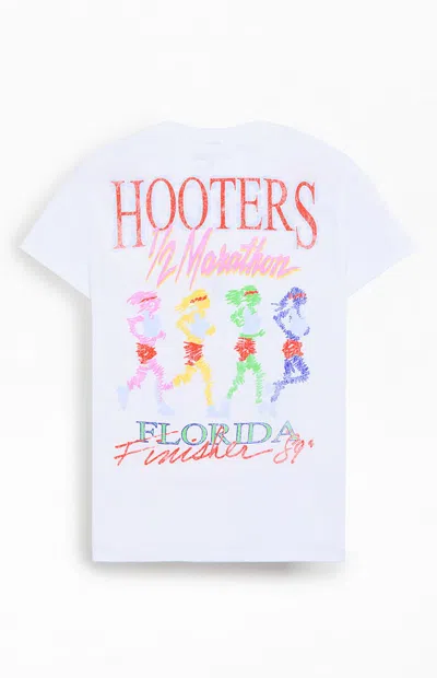 Pacsun Men's Hooters Florida Marathon T-shirt In White