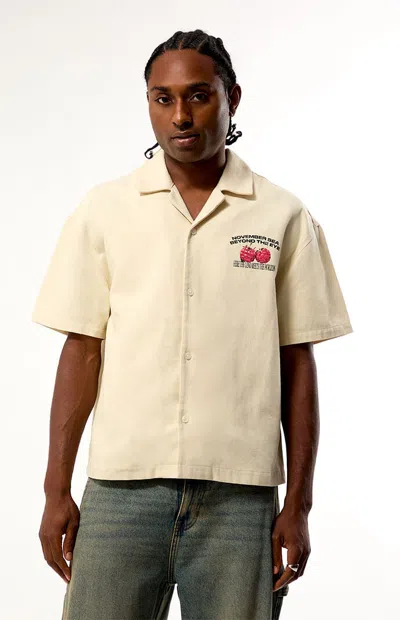 Pacsun Men's Horizon Camp Shirt In Tan