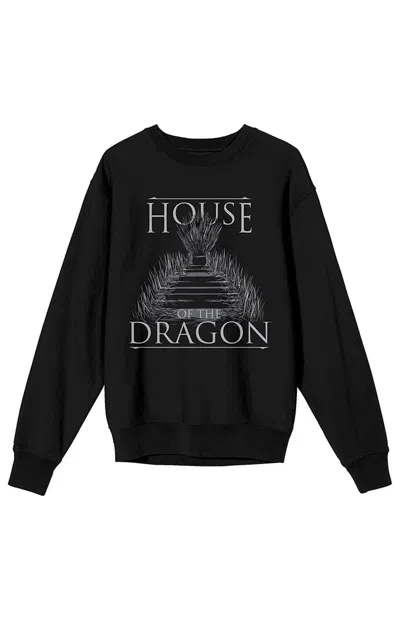 Pacsun Men's House Of The Dragon Crew Neck Sweatshirt In Black