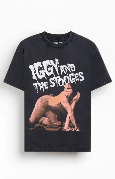 Pacsun Men's Iggy Pop And The Stoogest T-shirt In Black