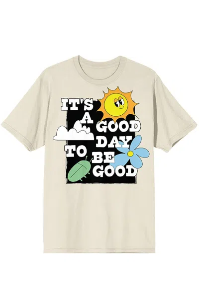 Pacsun Men's It's A Good Day To Be Good T-shirt In Sand In Neutral
