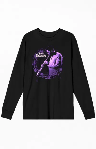Pacsun Men's John Coltrane Long Sleeve T-shirt In Black
