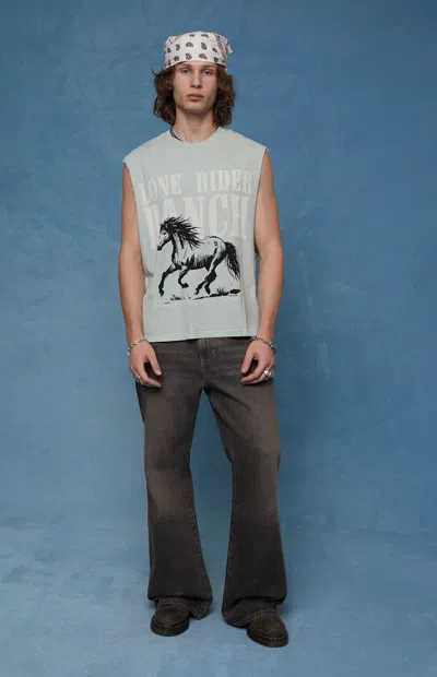 Pacsun Men's Jordan Baggy Bootcut Jeans Washed Brown In Black