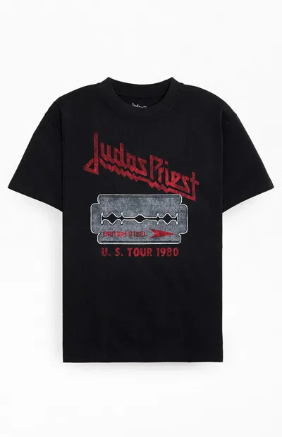 Pacsun Men's Judas Priest Us Tour 1980 T-shirt In Black