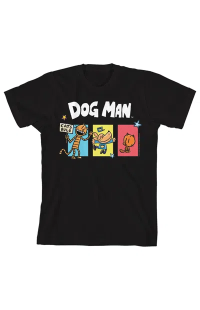 Pacsun Men's Kids Dog Man Two Cats And Dog T-shirt In Black