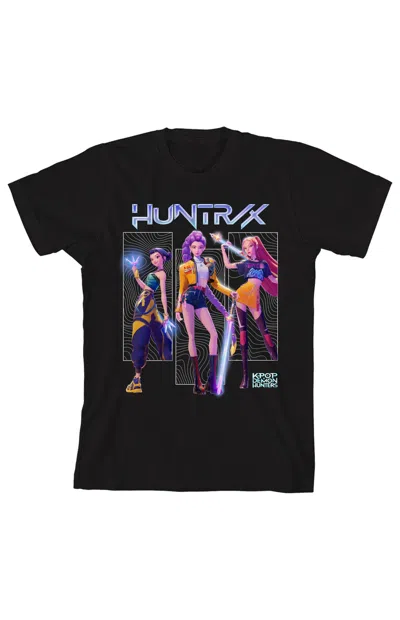 Pacsun Men's Kids K-pop Demon Hunters Huntrix T-shirt In Black