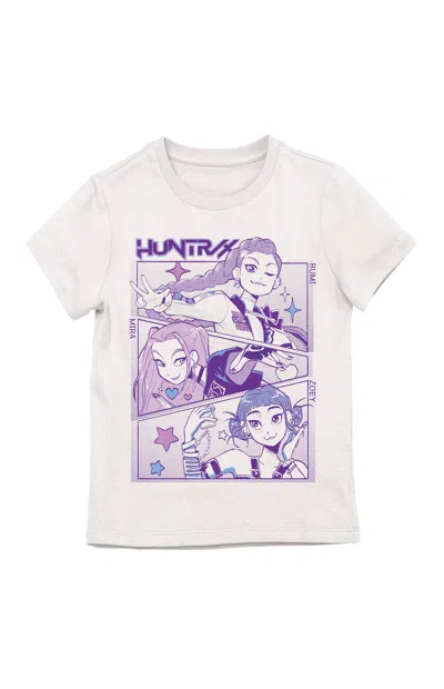 Pacsun Men's Kids K-pop Demon Hunters Huntrix T-shirt In White