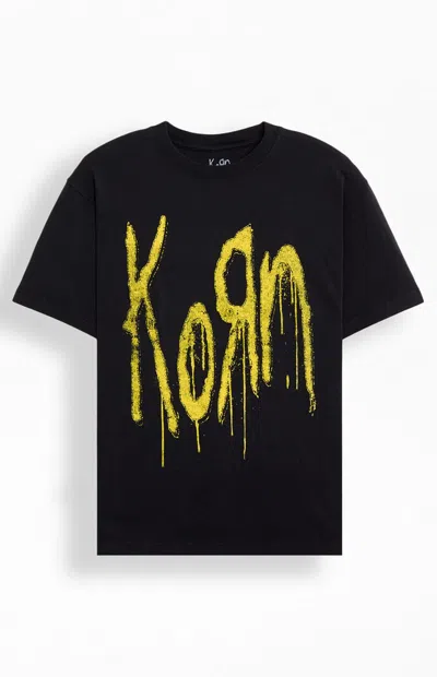 Pacsun Men's Korn T-shirt In Black