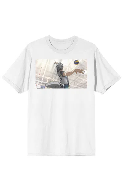 Pacsun Men's Kotaro Bokuto Anime Character T-shirt In White