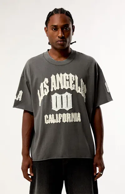 Pacsun Men's La Applique Knit T-shirt In Blue In Multi
