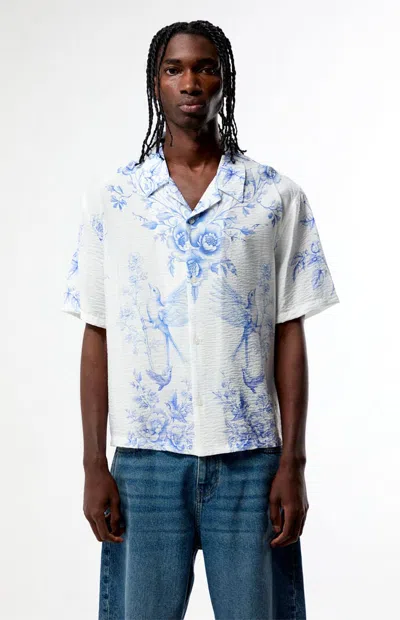 Pacsun Men's Lagos Camp Shirt In White In Multi