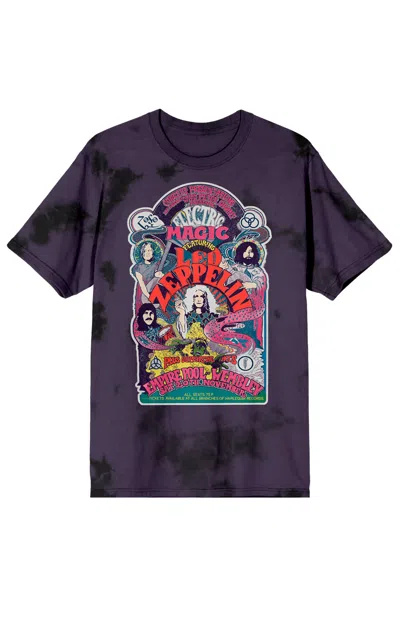 Pacsun Men's Led Zeppelin Electric Magic Colors T-shirt In Purple