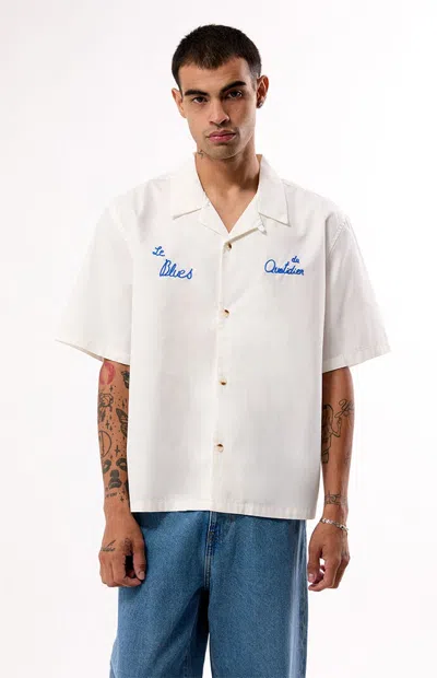 Pacsun Men's Liberte Camp Shirt In Cream In White