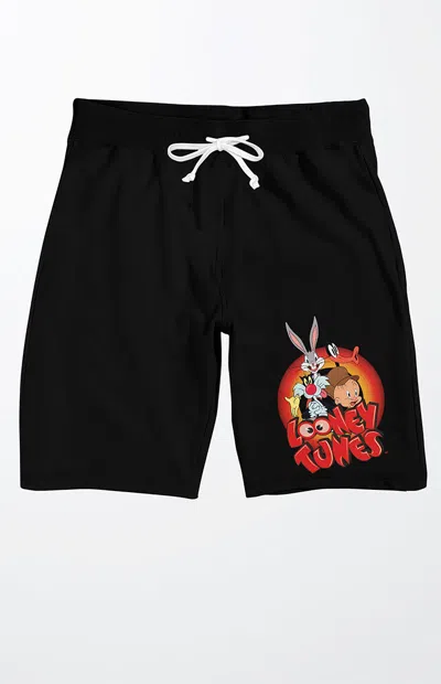 Pacsun Men's Looney Tunes Classic Character Sweat Shorts In Black