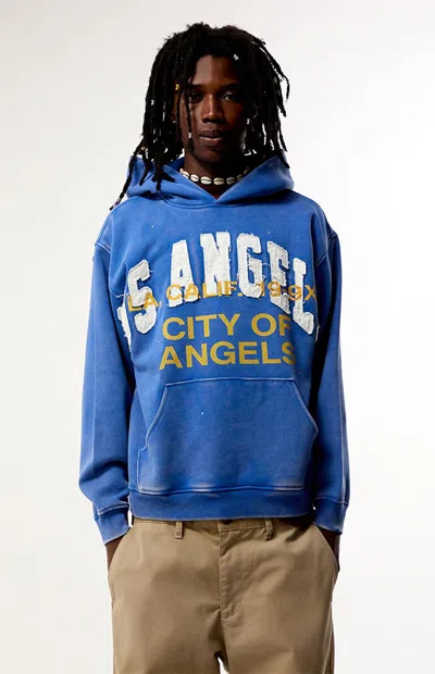 Pacsun Men's Los Angeles Applique Fleece Hoodie In Blue