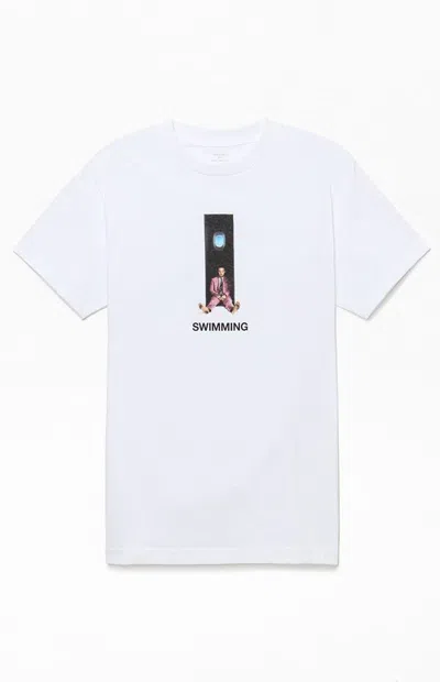 Pacsun Men's Mac Miller Swimming T-shirt In White