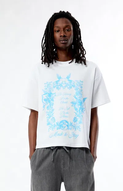 Pacsun Men's Made To Stay Waffle Knit T-shirt In White