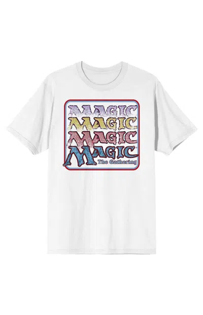 Pacsun Men's Magic The Gathering Logo T-shirt In White