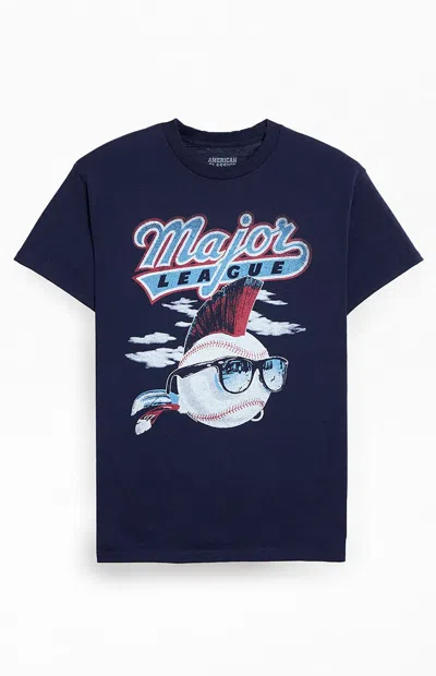 Pacsun Men's Major League Movie T-shirt In Navy In Blue