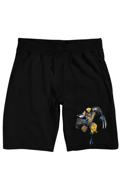 Pacsun Men's Marvel Universe X-men Wolverine Sweat Shorts In Black