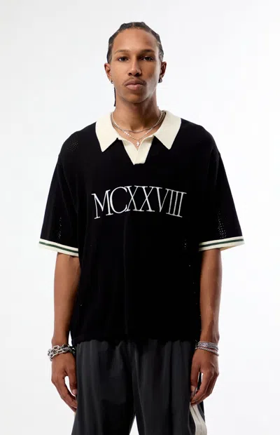 Pacsun Men's Mcxxviii Polo Shirt In Black