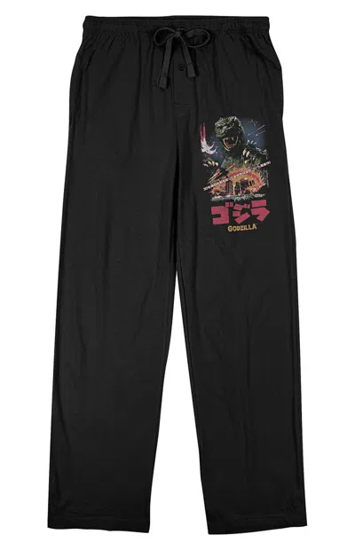 Pacsun Men's Mens Black Godzilla Classic Sleep Pants